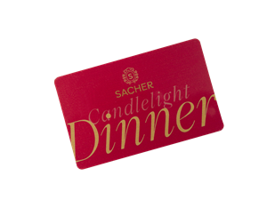 Pilt Kinkekaart Sacher Candlelight Dinner