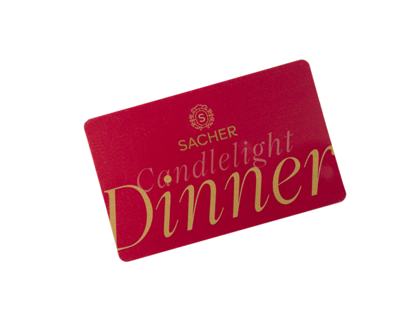 Obrázok výrobcu Darčeková poukážka Sacher Candlelight Dinner